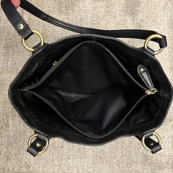 Coach F24961 Campbell Belle black carryall tote with gold hardware - Picture 6 of 10